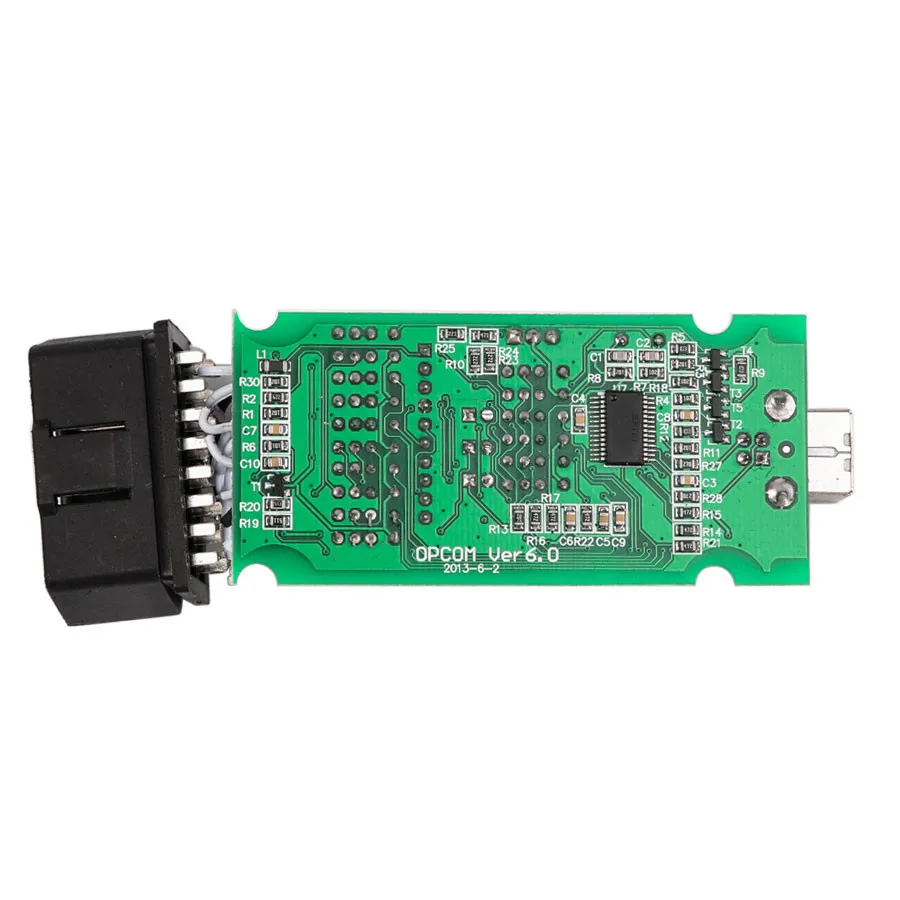 Прошивка OPCOM V1.99 V1.95 V1.70 чип PIC18F458 и FTDI зеленая черная печатная плата для Opel/G M новая