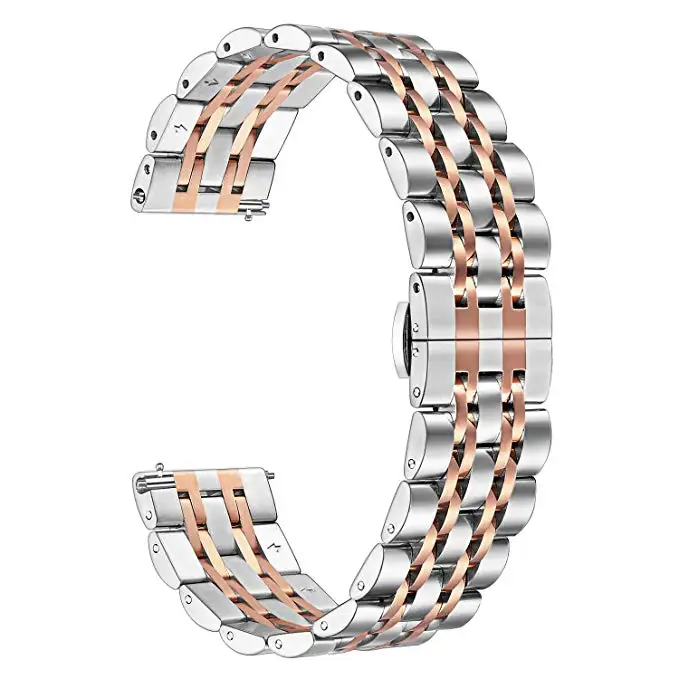 5 Металлический Ремешок на руку для Xiaomi Huami Amazfit GTR 47 мм 42 мм браслет из нержавеющей стали для Amazfit Bip lite/Stratos 2 2 S/Pace Band - Цвет: 5