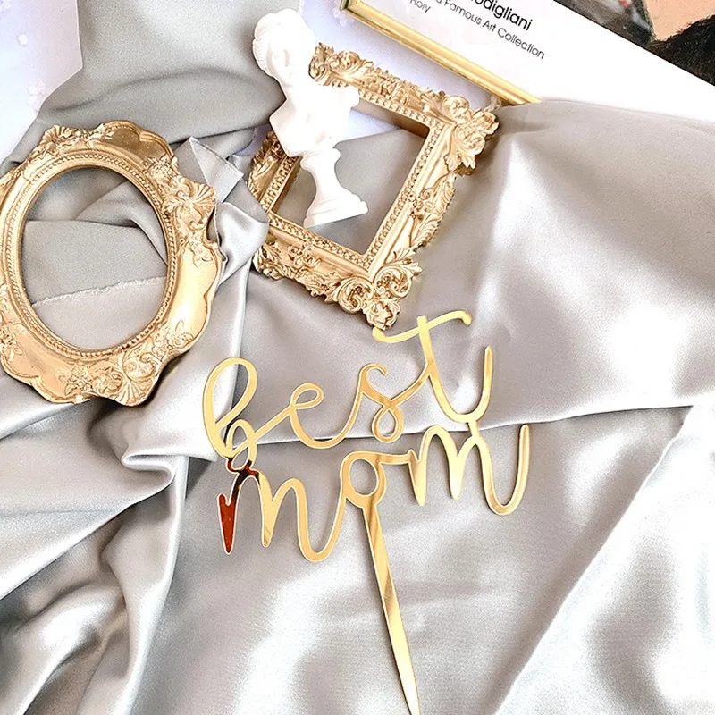 Украшение для торта в форме сердца розовое золото 1 шт. | Дом и сад