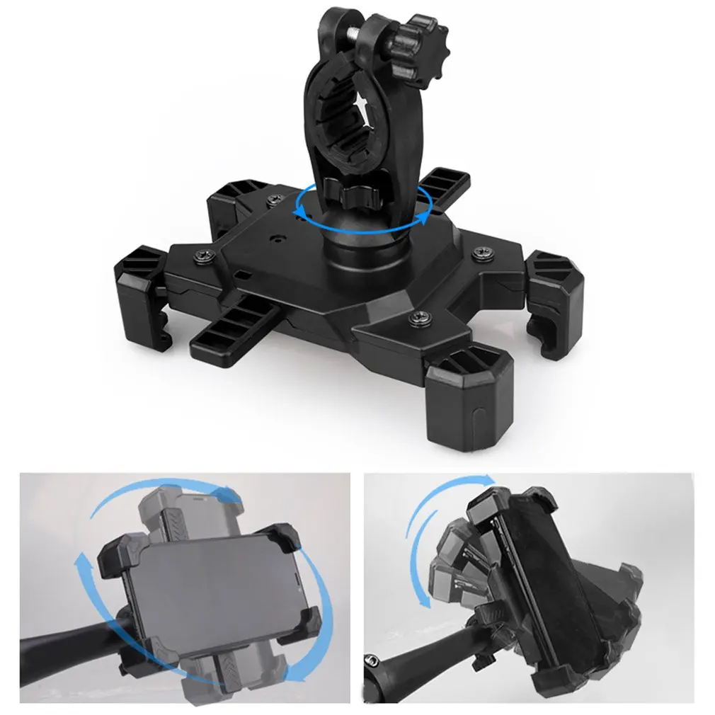 

BG-116 Bicycle Mobile Phone Holder Plastic 360 Degree Rotating Electric Bike Motorcycle Adjustment Bracket