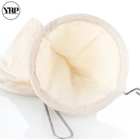 yrp high quality flannel reusable coffee filter bag holder kitchen accessories gadgets stainless steel handle barista tools tea