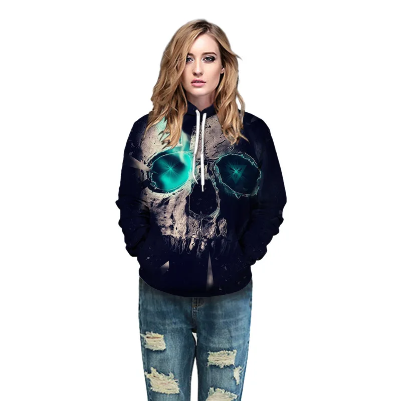 Странные вещи толстовки хип хоп Assassins Creed Хэллоуин Череп 3d печатных мужчин