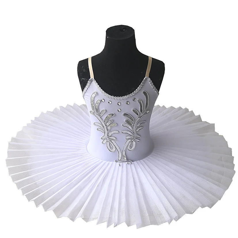 

Fairyea White Ballet Tutu Skirt Ballet Dress Children's Swan Lake Costume Kids Belly Dance Costumes Stage Professional