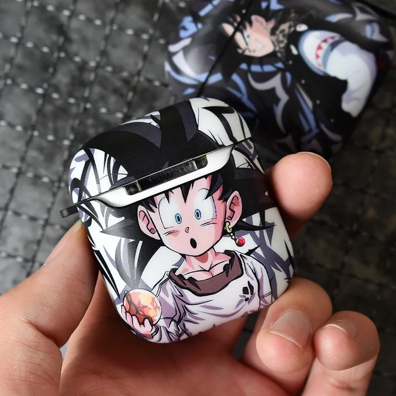 Модный трендсеттер Dragon Ball Сон Гоку корпусы гарнитурные для Apple Airpods 1/2 милые ультратонкие ТПУ защитные наушники крышка