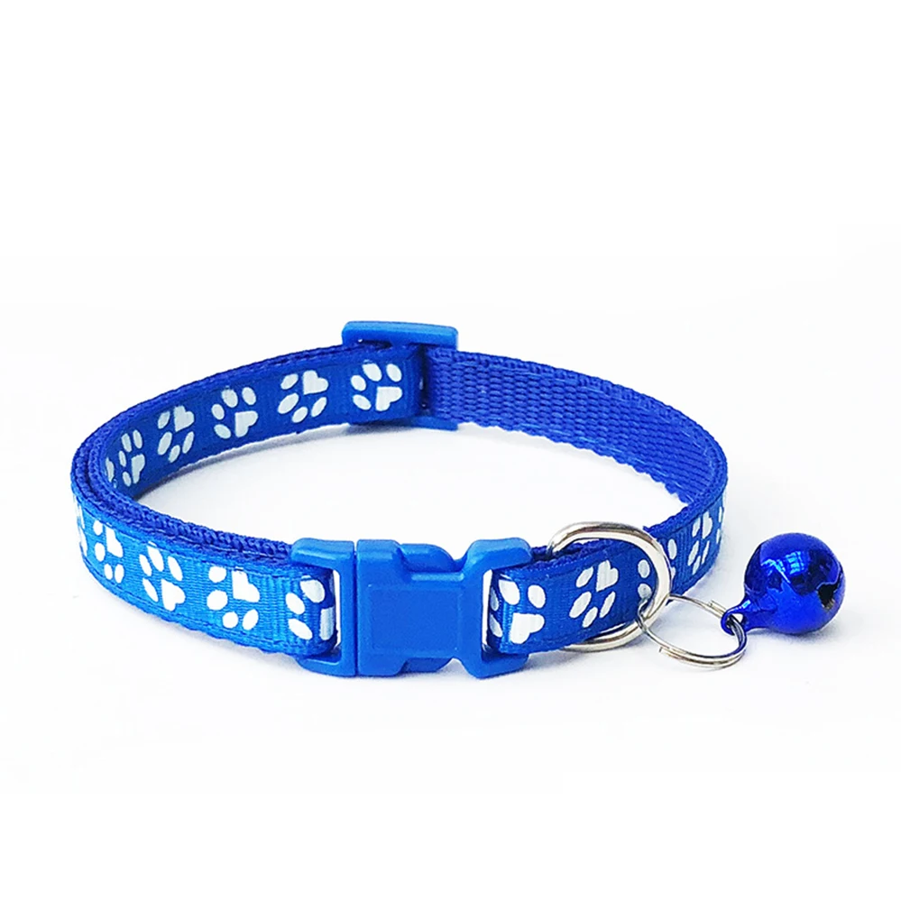 1 шт. милый ошейник для кошек Регулируемый питомцев с колокольчиком животных