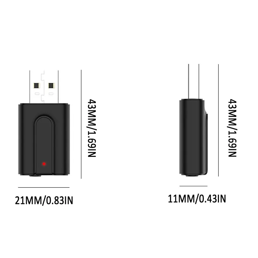 Bluetooth 5 0 ТВ трансмиттер ресивер 2 в 1 3 мм AUX Hi Fi стерео аудио USB беспроводной мини