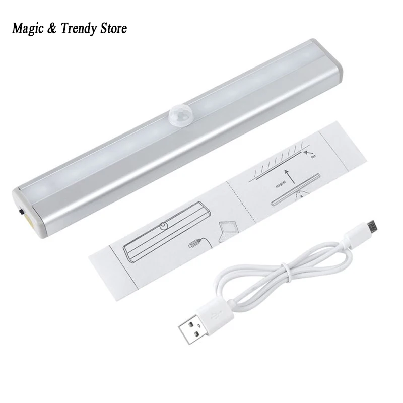 ИК датчик перезарядки 10 светодиодный USB|Ночники| |