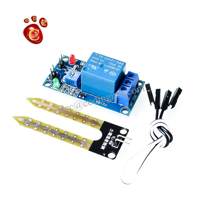 Модуль управления реле датчика влажности почвы 12 В начинает переключатель когда