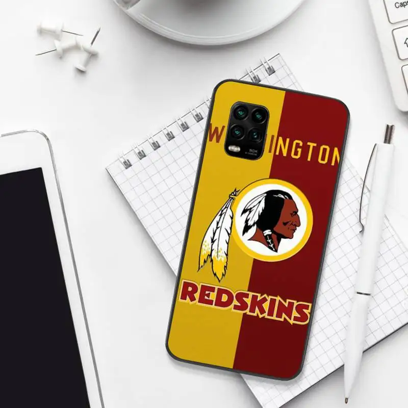 

0 Washington Redskins Black Soft Phone Case For Xiaomi 8 9 Se 10 10pro Note 2 3 10 MIX2 S MAX2 3 F1 5X