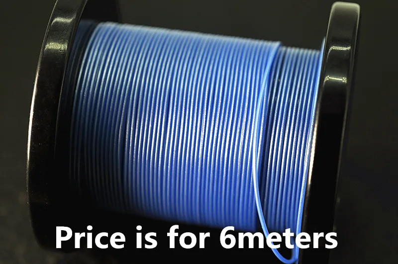 Однокристаллический медный посеребренный провод 28awg 19-жильный Внешний диаметр: 1,08 мм