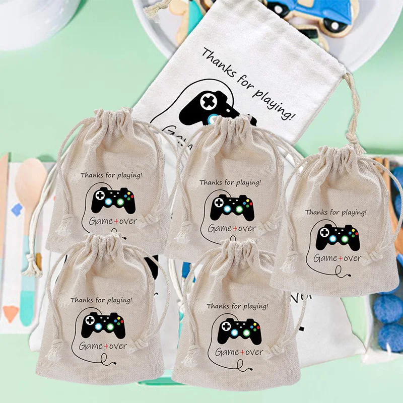 Грузовик видео игры тематическая вечеринка на день рождения ужин baby shower Подарочный мешок на шнурке стол украшение для центра стола принадлежности пользу