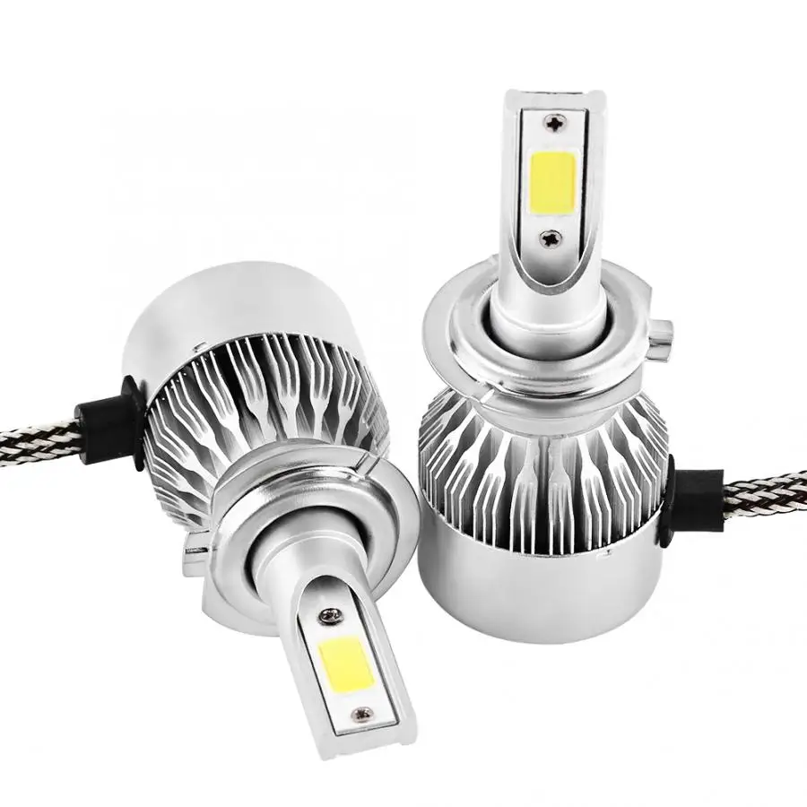 2 шт. H4, H7, H8/H9/H11, 880/881/H27, 9005(HB3, H10) C9 55 Вт 9 V-30 V 4600 световой поток галобный фонарь COB фары для автомобиля