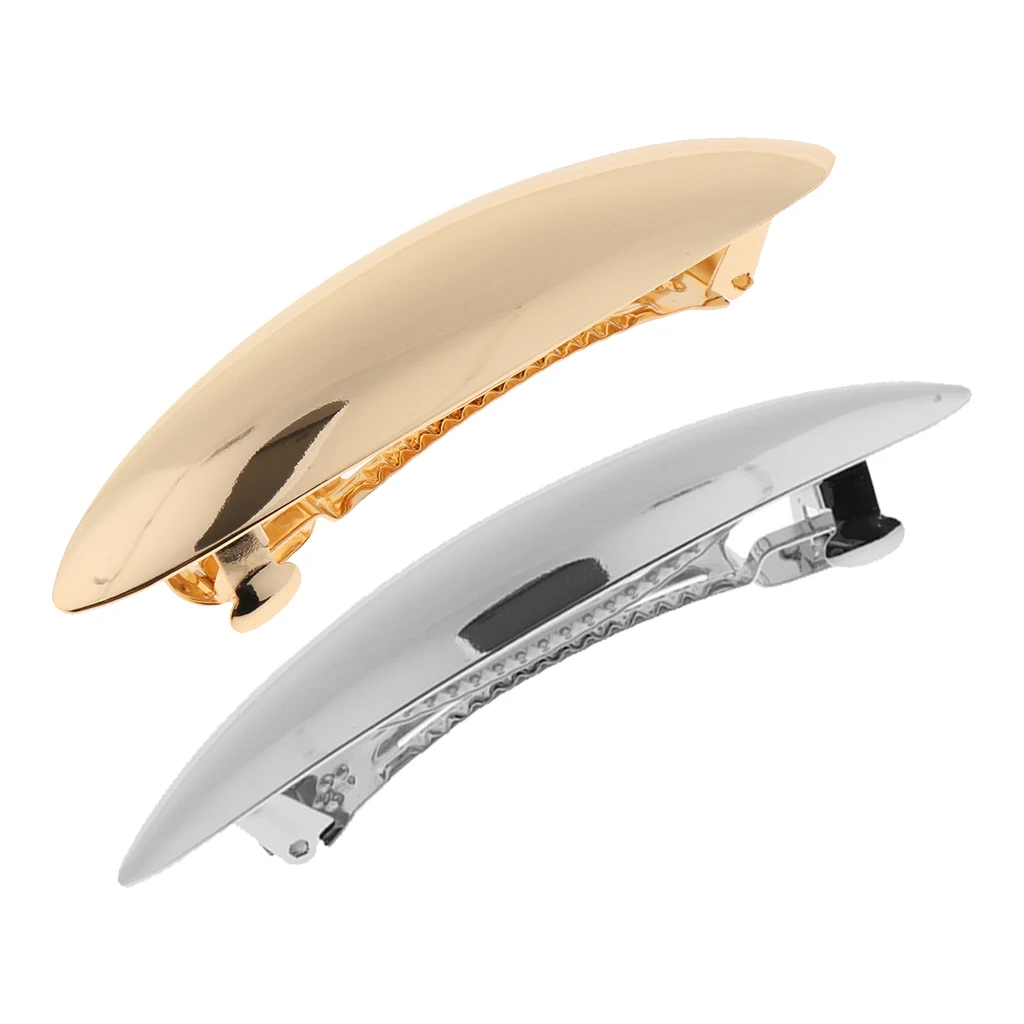 Элегантная пружинная Автоматическая заколка для волос крепкая фиксирующая