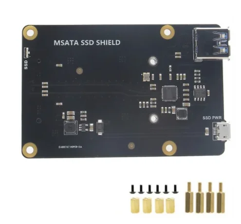 

Raspberry Pi 3 Model B+(Plus) / 3B mSATA SSD Storage Expansion Board X850 V3.1 USB 3.0 Expansion Board Module for Raspberry Pi