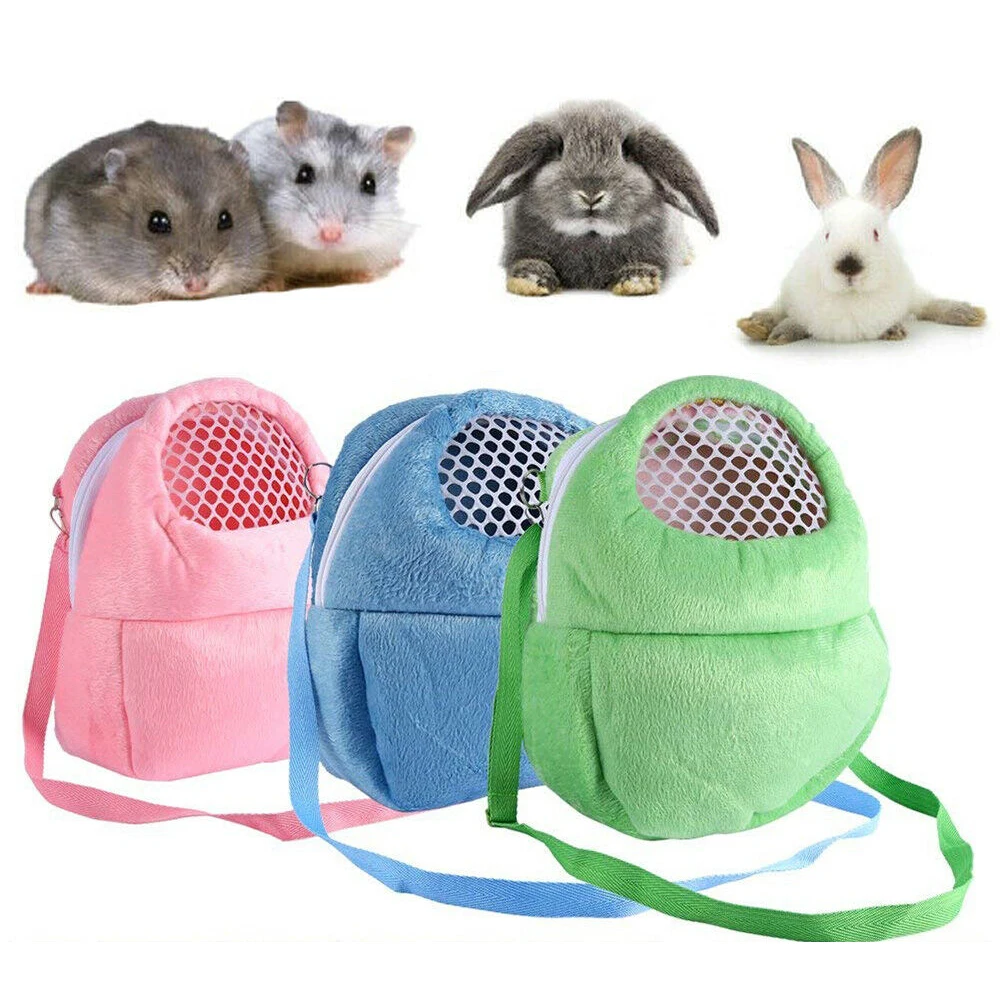 Портативная дорожная клетка для хомяка и шиншиллы переноска кролика морская