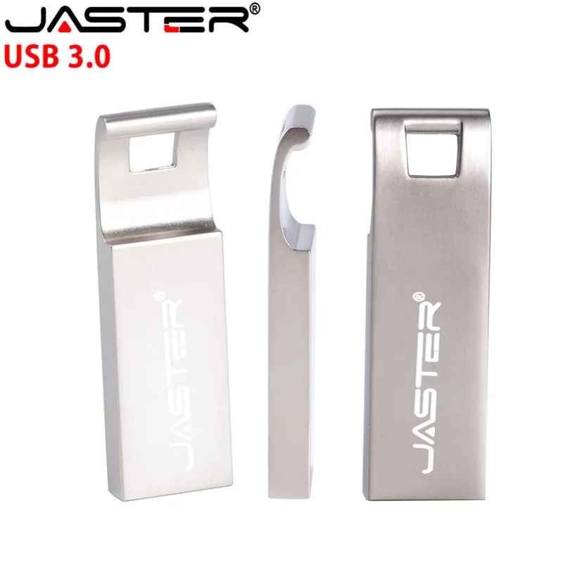 JASTER USB 3,0 Металл 64 ГБ 32 ГБ USB флеш-накопитель 16 ГБ 4 ГБ флеш-накопитель USB флешка Металл реальная емкость(более 10 шт. бесплатный логотип