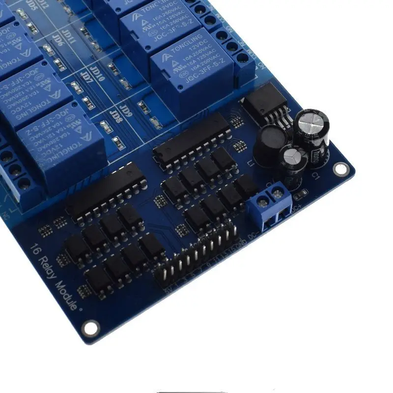 1 шт. 5 в 12 В 16 канальный релейный модуль для arduino ARM PIC AVR DSP электронный релейный ремень оптрон изоляция 16 дорога