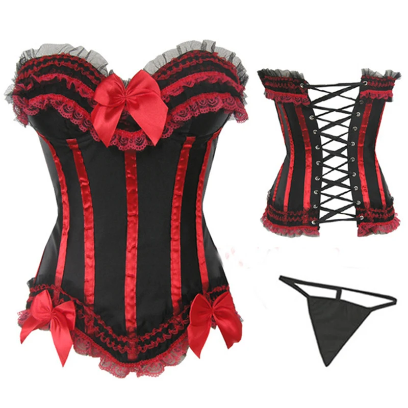 Женское нижнее белье со шнуровкой 8 цветов|corset dress|striped corsetcorset free shipping |