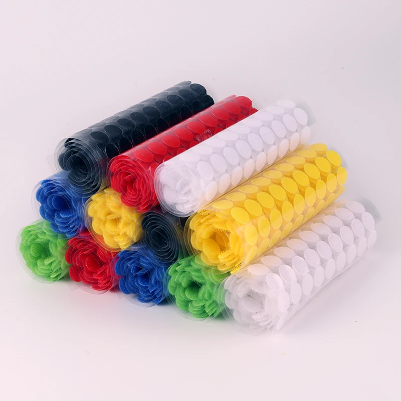 Волшебная лента Velcros Dots Sticks Boob Tape нейлоновая петля-крючок двухсторонняя самозастежка прочная клейкая лента клей для дома 100 пар