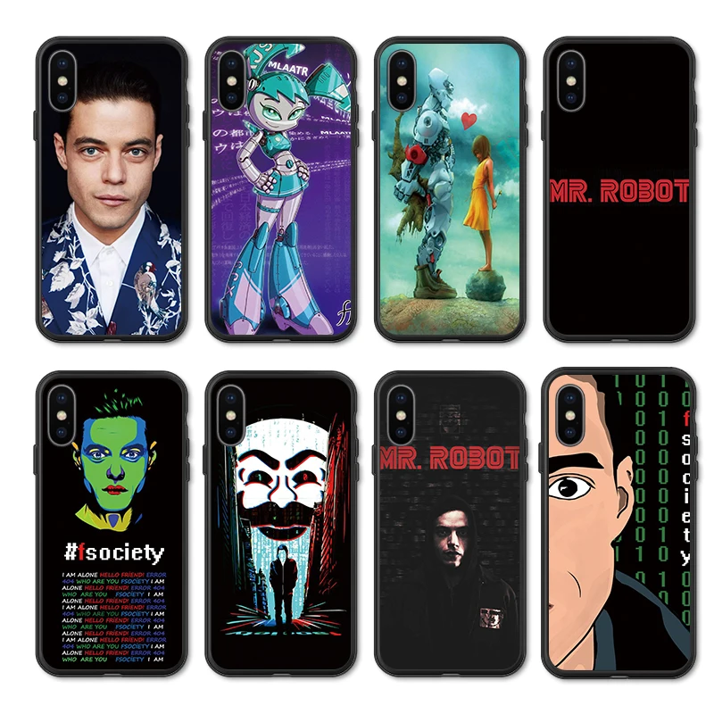 Чехол для телефона iphone 11 Pro Max XR XS MAX X Mr Robot Rami Malek Apple 8 7 6 5S s Plus Силиконовый ТПУ