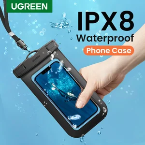 UGREEN IPX8 водонепроницаемый чехол для телефона сумка для iPhone 13 12 Pro Max защитный чехол для телефона Samsung Xiaomi универсальная сумка для плавания