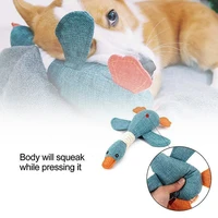 cartoon squeak dog chew toy bite resistant dog plush toy stuffed home decoration toys dog training pet accessories supplies