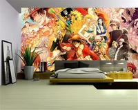 custom 3d wallpaper mural japanese anime cartoon kids bedroom tv background room decoration painting