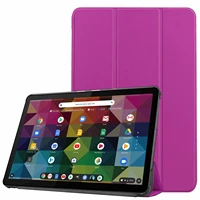 folding folio shockproof protective magnetic smart pu leather stand case cover for lenovo chromebook duet 10 1inch tablet