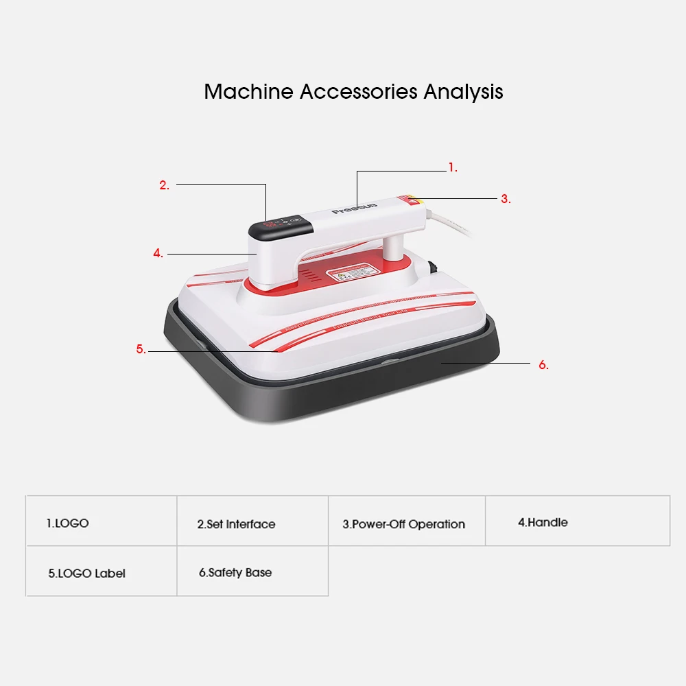 Mini Heat Press Machine Thermal Transfer Device 0-999s Timing Adjustable Printing Heating Tool for Mug Clothes Cap Plate | Дом и сад