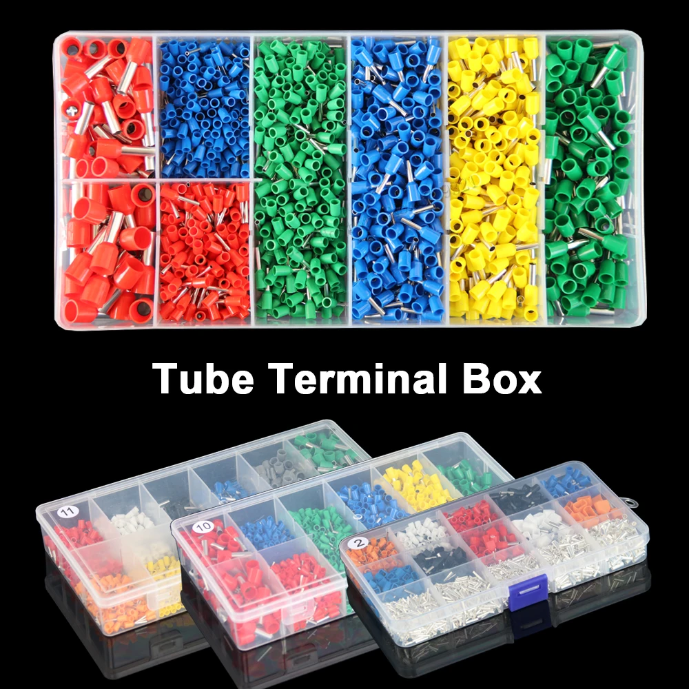 Трубчатая Клеммная коробка различные электрические Двойные наконечники