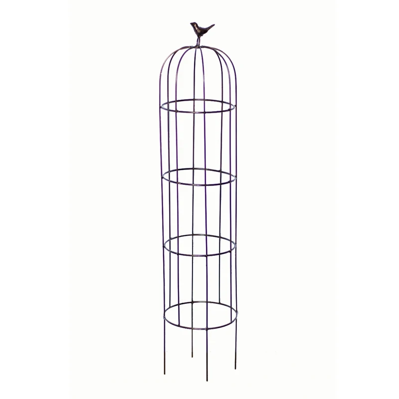 

Classical bird cage flower stand for clematis