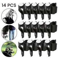 14pcs golf putter clip on clamp holder stand organizer club aid tool accessory golf bag clip for golf training