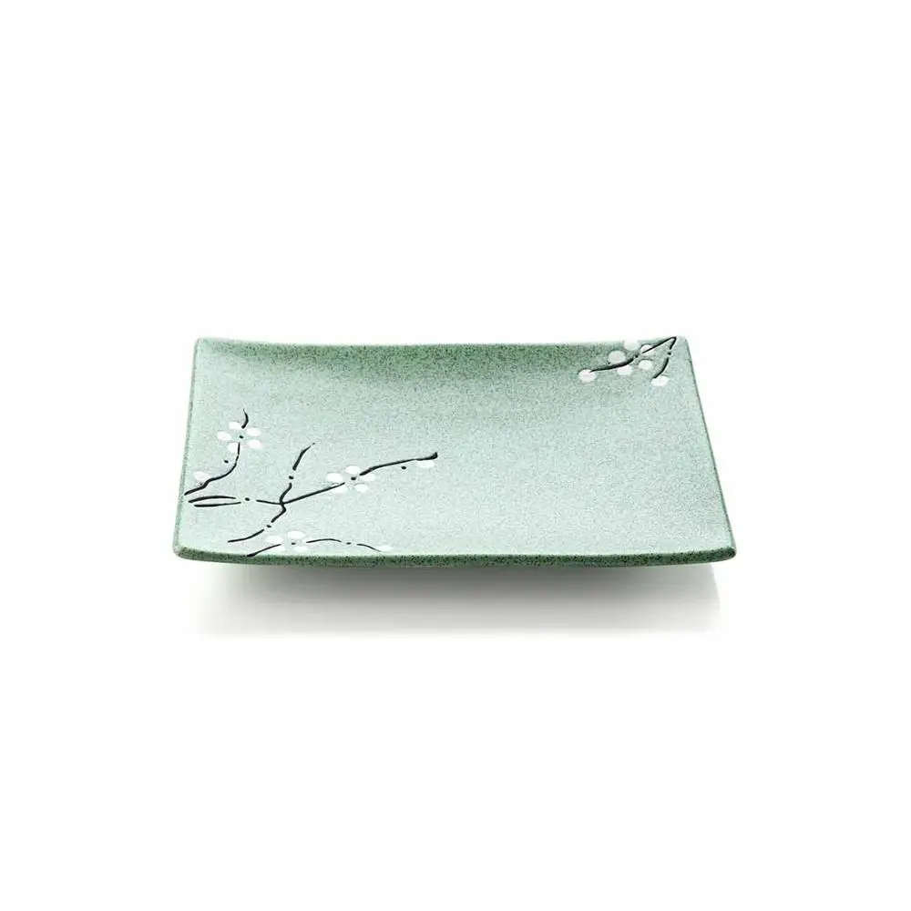 8inch rectangle 1 шт. прямоугольная керамическая посуда столовый набор японская суши квадратная столовая тарелка соусник тарелка тарелки для суши - Цвет: 8inch rectangle