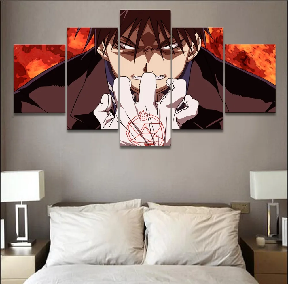 Домашний декор постер с HD печатью настенное искусство холст Модульная картина 5
