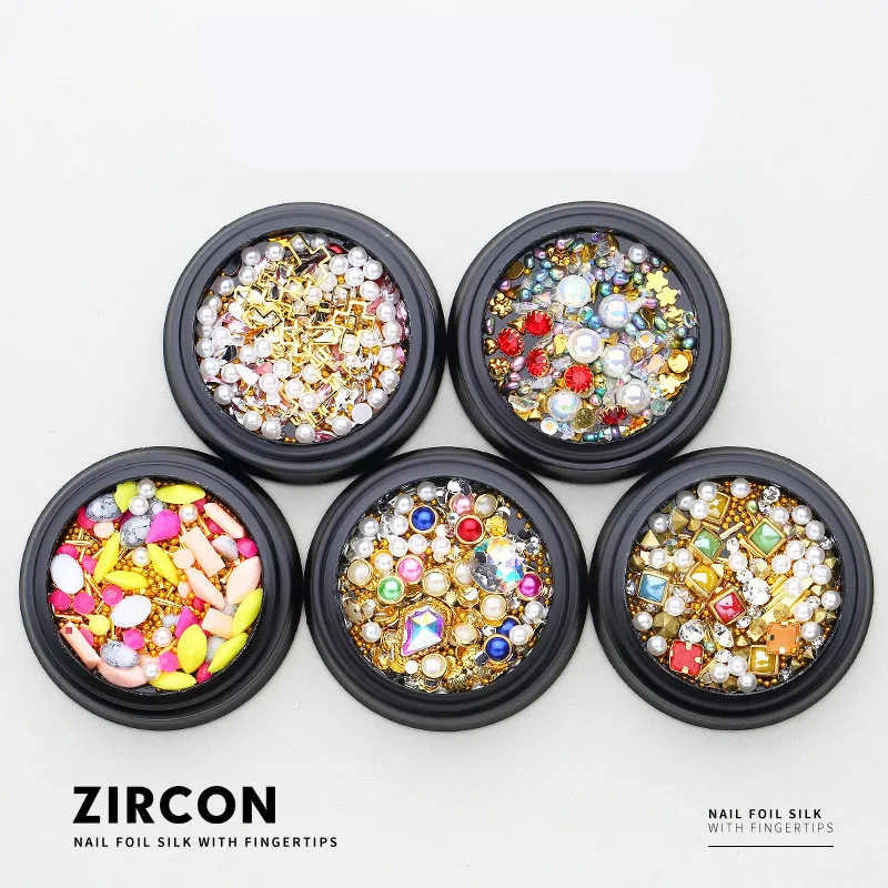 3D Rhinestone Mixed Decoration Irregular Nail Accesories Shining Crystal Diamond DIY Design For Art | Красота и здоровье