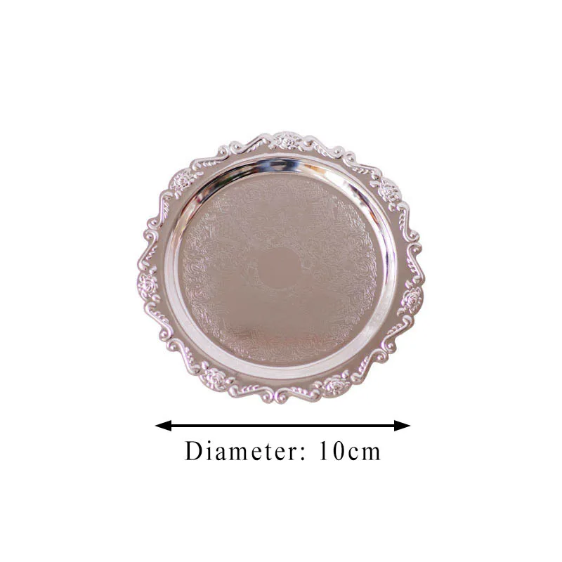 1 шт. металлические обеденные тарелки в европейском стиле хороший подарок