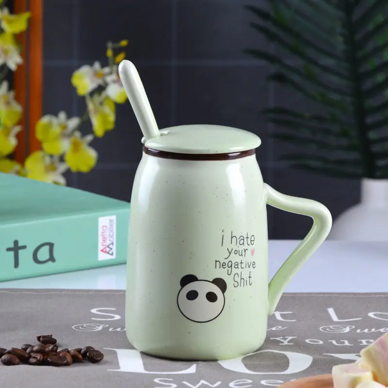 Креативная керамическая Студенческая кружка чашка для кофе молока пары большая