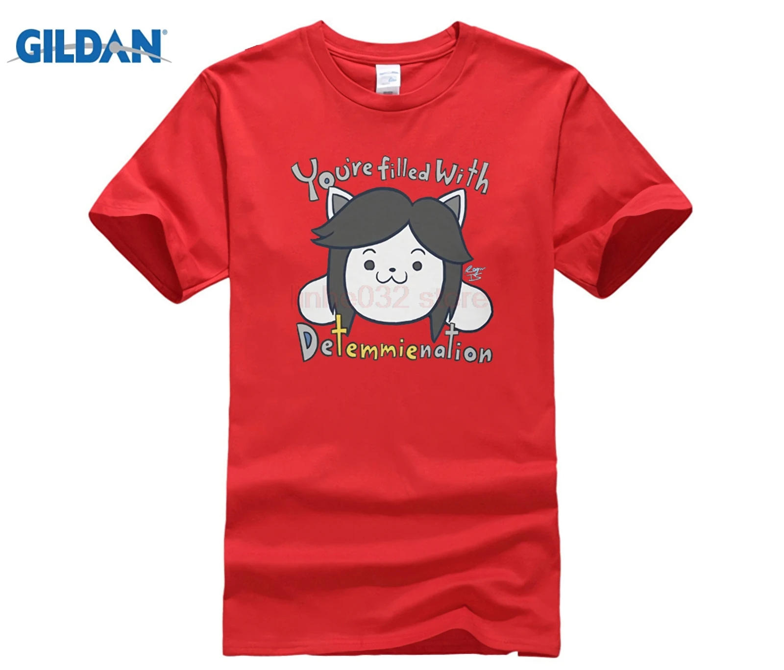 T shirts 2018 Brand Clothes Slim Fit Printing Zifeng Men s Undertale Temmie Shirts|Мужские футболки| |
