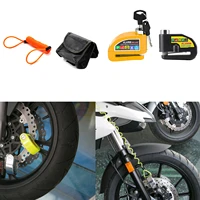 1pcs waterproof motorcycle alarm lock 110db cycling bike security anti theft wheel disc brake locks security anti theft lock new