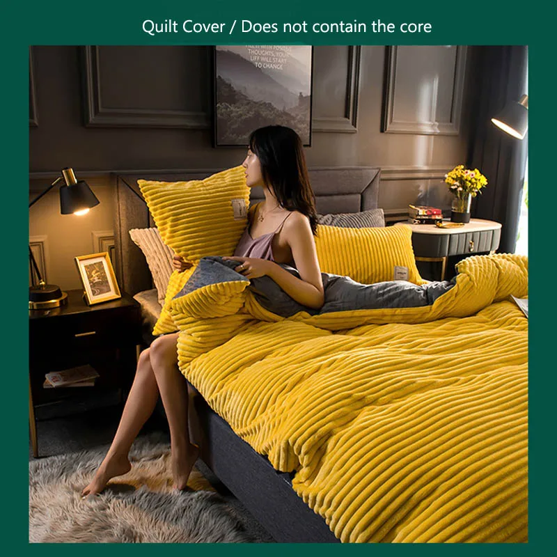 Осенне-зимнее мягкое одеяло в полоску покрывало Фланелевое утепленное