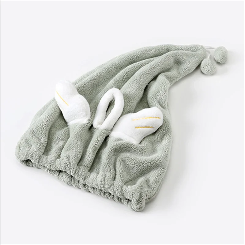 Полотенце для волос с милыми животными из микрофибры женское полотенце ванной