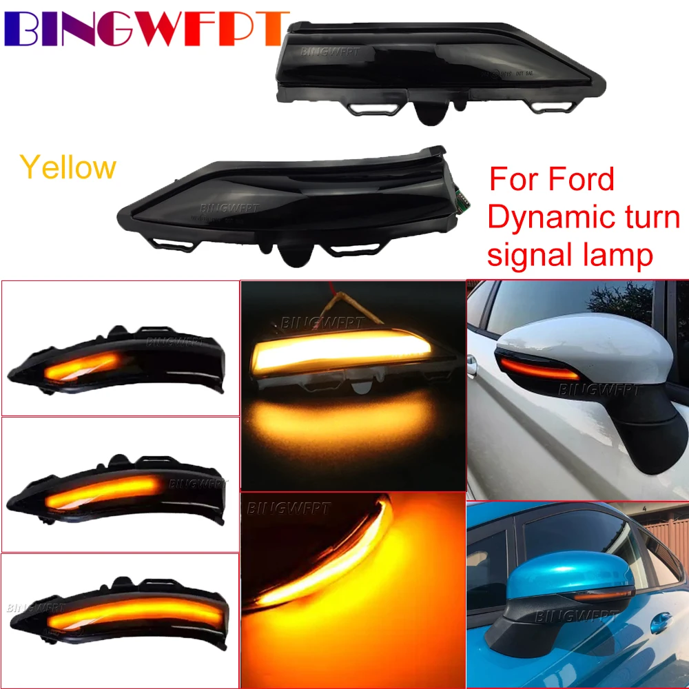 

2 шт., светодиодные габаритные огни для Ford Fiesta ST Line MK8 2018 2019