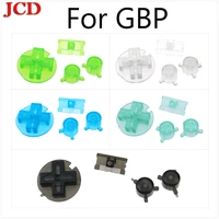 jcd new multi transparent color option a b buttons keypads for gameboy pocket on off power buttons for gbp d pads power buttons