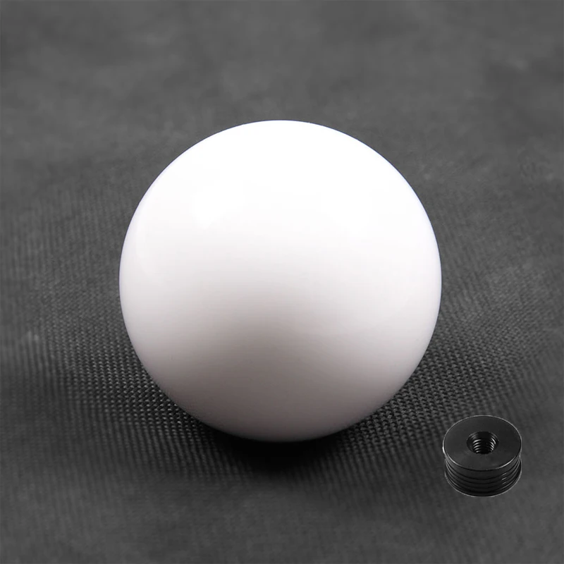 Универсальная Ручка рычага переключения передач POSSBAY резиновый белый круглый