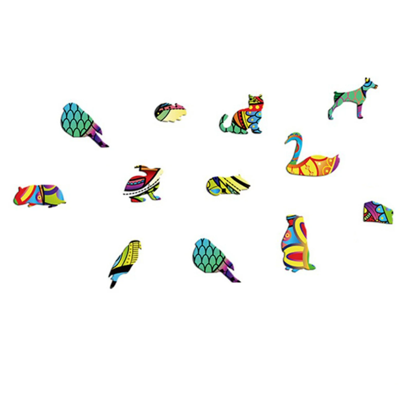 Головоломка Монтессори 3D игрушка долговечные Асимметричные строительные блоки