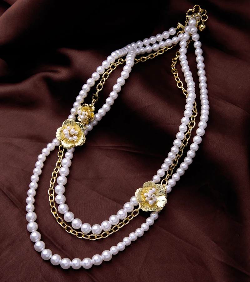 По европейскому стандарту элегантные легированные цветы нитка звено цепи