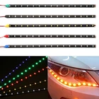 Дневные ходовые огни для автомобилей, Новая гибкая автомобильная светодиодная лента DRL, 12 В 11,8 дюйма, 15SMD, 30 см