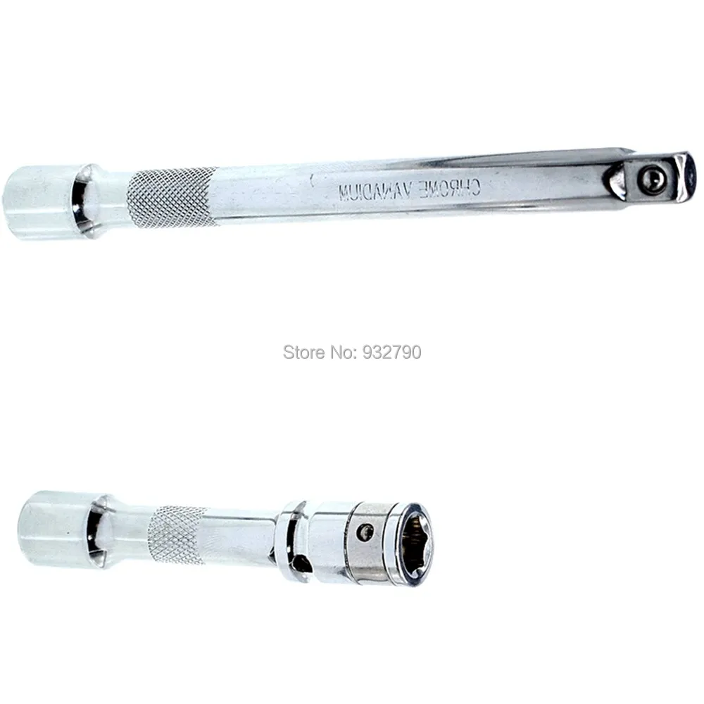 

Удлинитель с храповым механизмом для привода, 2 шт., 3/8 дюйма, 3 дюйма (75 мм), 6 дюймов (150 мм) + 3/8 дюйма, квадратный переходник с отверстием на 10 мм