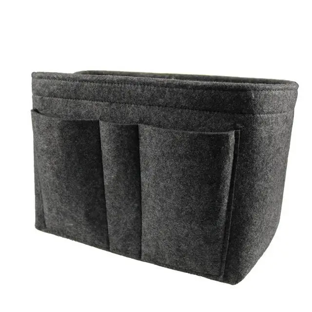 

Felt Fabric Purse Handbag Organizer Insert Case Bag Women Makeup Bag Multi-function Cosmetic Bag Storage Pouch