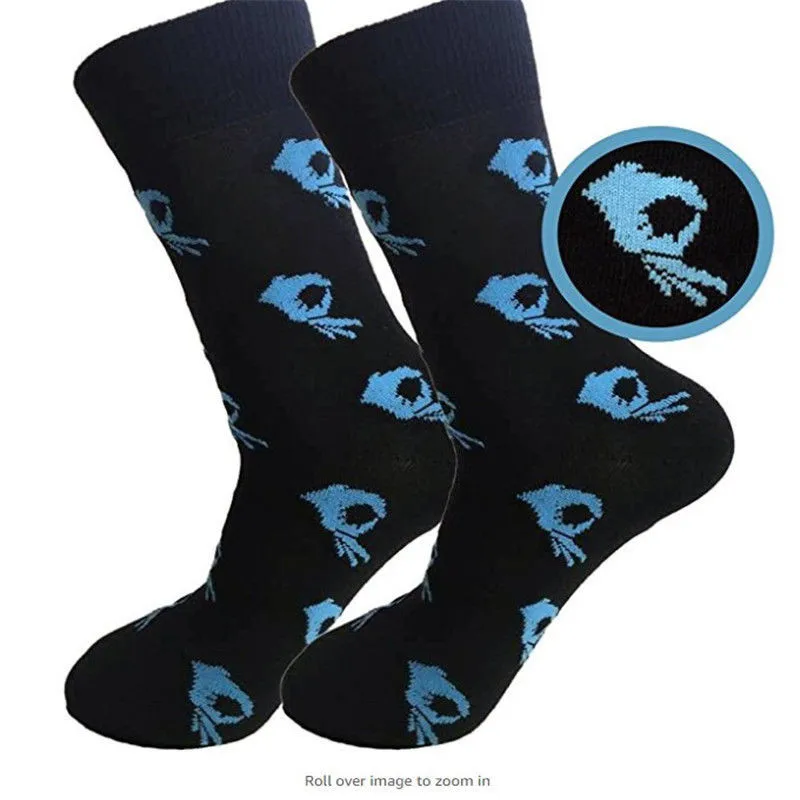 1 пара веселых круглых носки Бейсбольные женские классные с принтом ок для мужчин